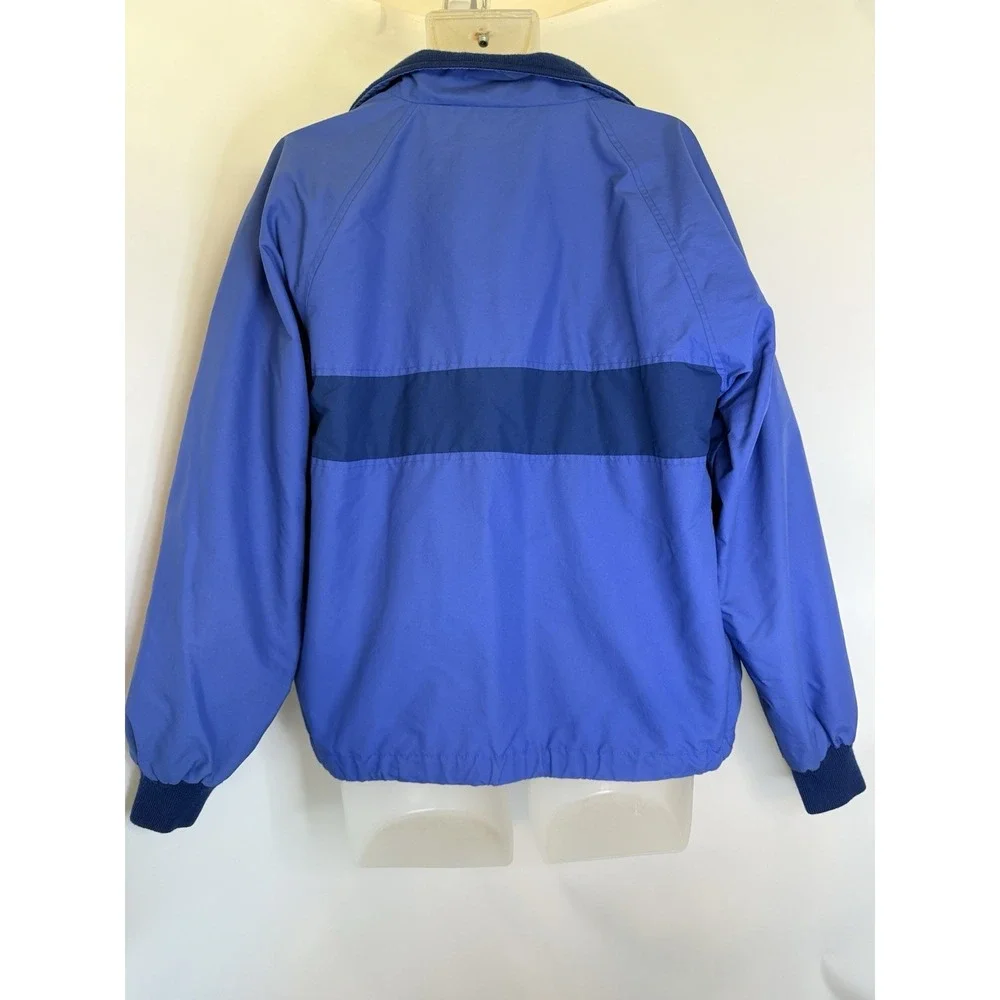 Eastern Mountain Sports EMS Jacket Mens Large Blue Full Zip Mock‎ Neck Pockets